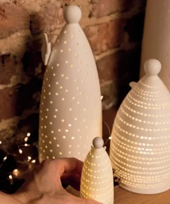 LED Lichtengel Porzellan Räder Design verschiedene Größen