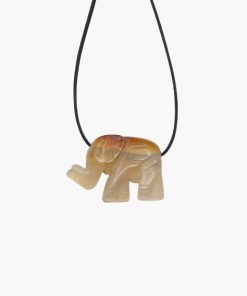 Elefant Anhänger aus Achat