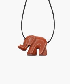 Elefant Anhänger aus Roter Jaspis