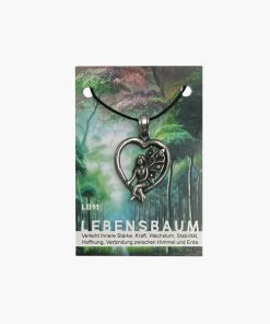 Lebensbaum Waldfee Anhänger auf kleiner Karte (Motiv 11)