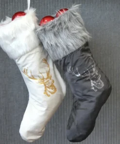 Weihnachtsstrümpfe Weihnachtssocken mit Hirsch Werner Voß