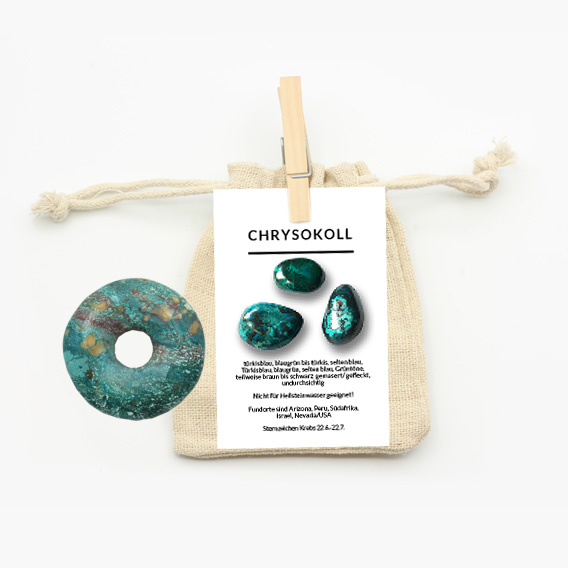 Donut Chrysokoll ca. 30mm