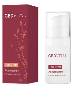 CBD VITAL Augenserum – Premium BIO CBD Gel gegen Augenringe & Tränensäcke 15ml