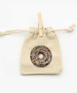 Donut Fossilgestein ca. 35mm