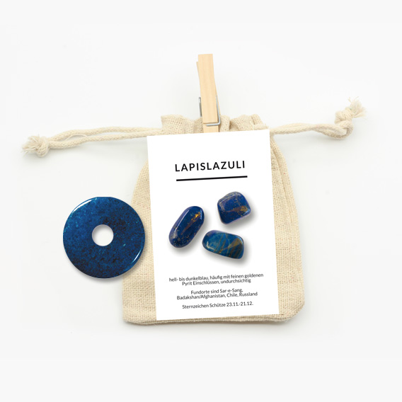 Donut Lapislazuli ca. 30mm – Bild 3
