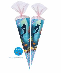 Schultüte Meerjungfrau Special mit Glitzerdruck