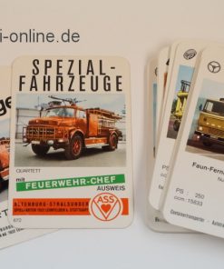 SPEZIAL FAHRZEUGE – Nr: 672 ASS Altenburg Stralsunder Quartett – 36+3 Karten in Box