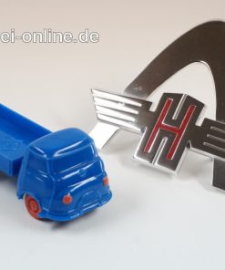 Strenco Hanomag Kurier | 50er Jahre Werbemodell | Pritsche ,blau | 10 cm