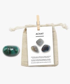 Achat grün Trommelstein