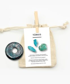 Donut Türkis (B-Qualität) gemischte Größen