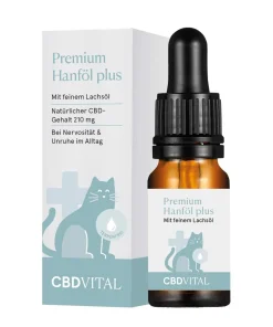 CBD Vital Katze – BIO Hanföl Tropfen CBD Vital für Katzen 10ml / 20ml