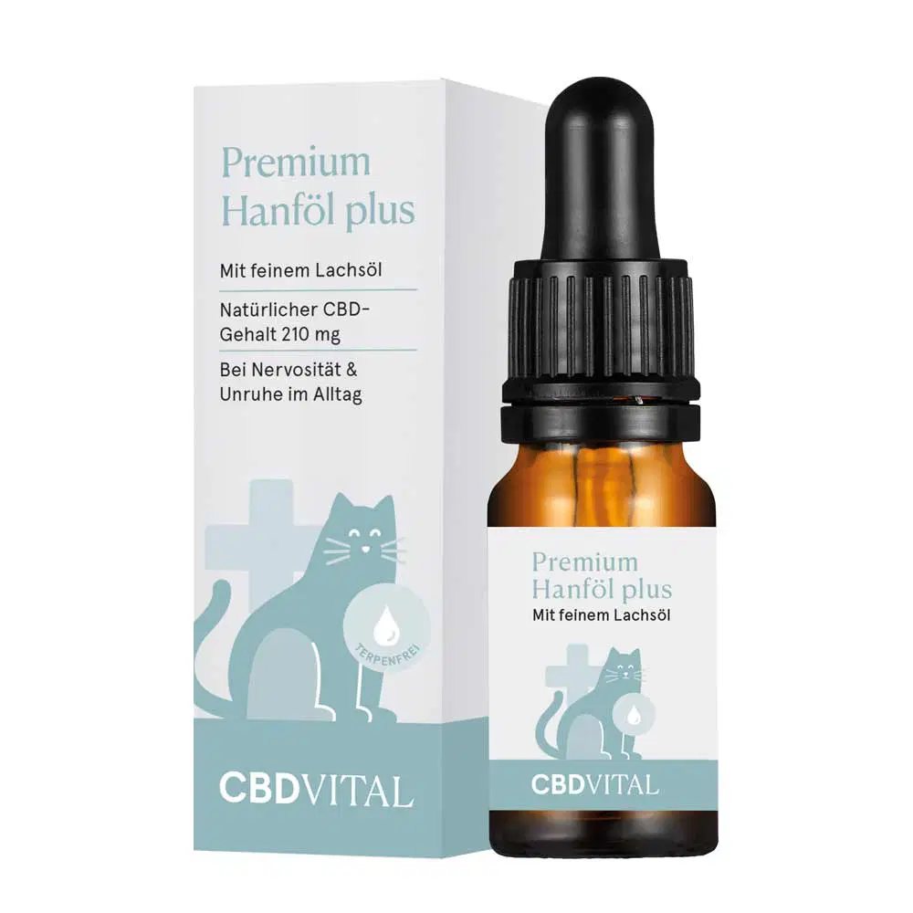 CBD Vital Katze – BIO Hanföl Tropfen CBD Vital für Katzen 10ml / 20ml
