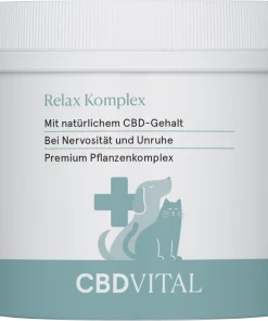 CBD VITAL VET Relax Komplex – CBD Ergänzungsfuttermittel Hunde Katzen