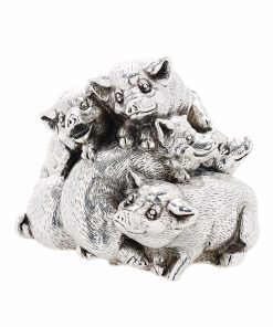 Schweinerudel Figur – Sterling Silber