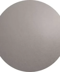 ASA Tischset Lederoptik cement rund Durchmesser 38 cm