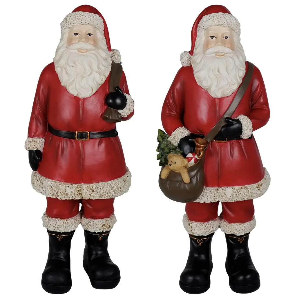 Weihnachtsmann-Figur Deko Santa Prescott rot Höhe 45 cm – Bild 3